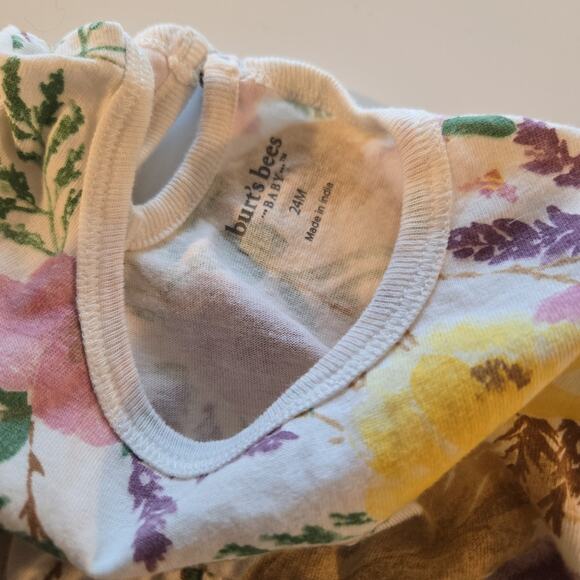 Burt Bee's Floral Spring Dress 24m - Picture 6 of 7